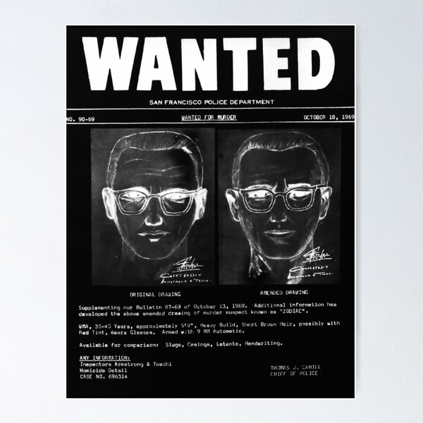 The Zodiac Killer Posters for Sale | Redbubble