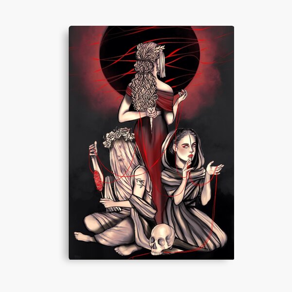 Item preview, The Fates - greek mythology designed and sold by Nausinesaa.