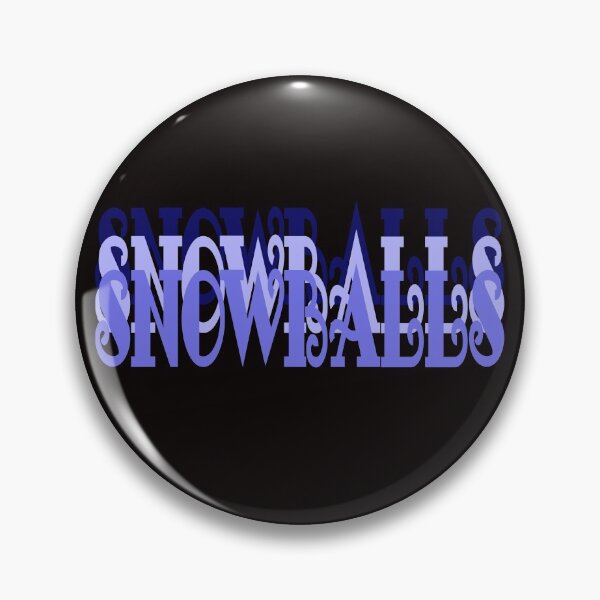 Item preview, SNOWBALLS 8 black  designed and sold by AndPeace702.