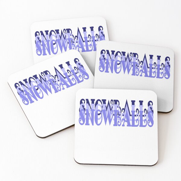 Item preview, SNOWBALLS 8 white designed and sold by AndPeace702.