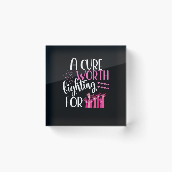 Item preview, A Cure Worth Fighting For | In October We Wear Pink | Nobody Fights Alone designed and sold by DigitalGemShop.