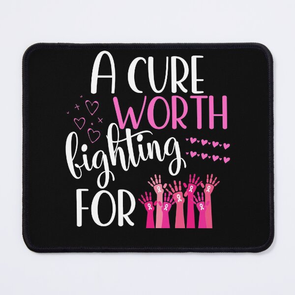 Item preview, A Cure Worth Fighting For | In October We Wear Pink | Nobody Fights Alone designed and sold by DigitalGemShop.