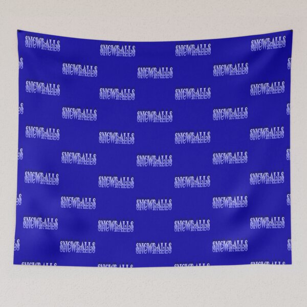 Item preview, SNOWBALLS 8 blue designed and sold by AndPeace702.