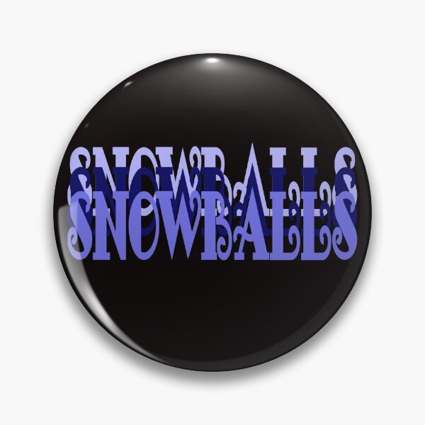 Item preview, SNOWBALLS 9 black  designed and sold by AndPeace702.