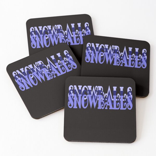 Item preview, SNOWBALLS 9 black  designed and sold by AndPeace702.