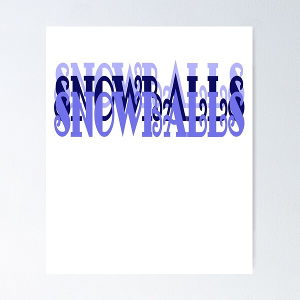Item preview, SNOWBALLS 9 white designed and sold by AndPeace702.