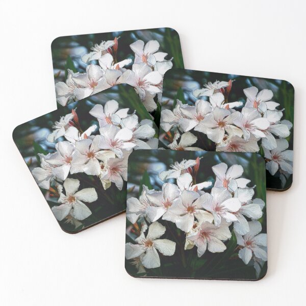 Item preview, Mystical White Oleander Flowers designed and sold by ALEX PHOTO DREAMS.