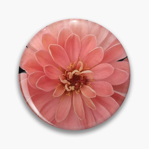 Item preview, Field Guide to Zinnias, No. 2, El Dorado Peach Pink designed and sold by Kristi Duggins.