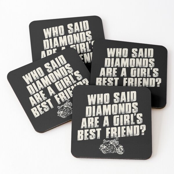 Item preview, Who Said Diamond Are A Girl's Best Friend For Biker Girl Dirt Biker designed and sold by Ngan-Jasmine.