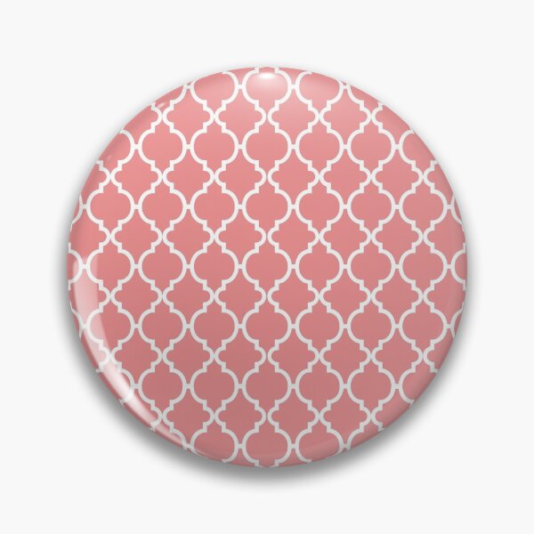 Item preview, Salmon Pink Moroccan Trellis Pattern designed and sold by LamaraK.