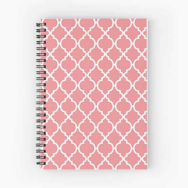Item preview, Salmon Pink Moroccan Trellis Pattern designed and sold by LamaraK.