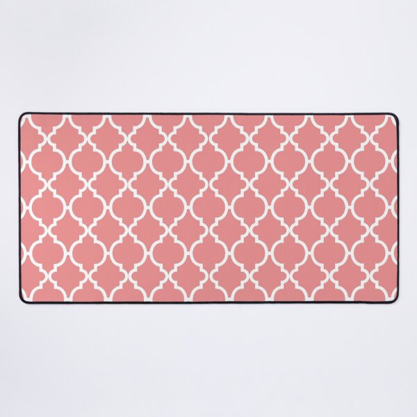 Item preview, Salmon Pink Moroccan Trellis Pattern designed and sold by LamaraK.