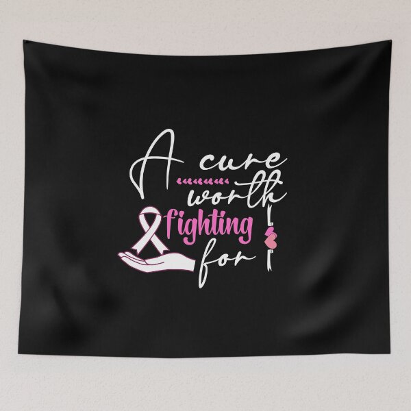 Item preview, A Cure Worth Fighting For | In October We Wear Pink | Nobody Fights Alone designed and sold by DigitalGemShop.