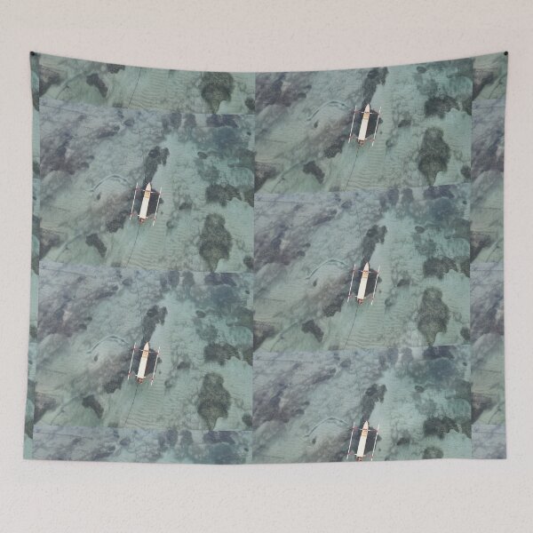 Item preview, Floating Alone in Nusa Lembongan designed and sold by DRONECASTERZ.