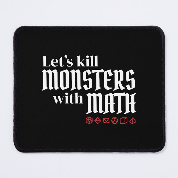 Item preview, Lets Kill Monsters With Math Dnd Dice designed and sold by DnlDesigns.