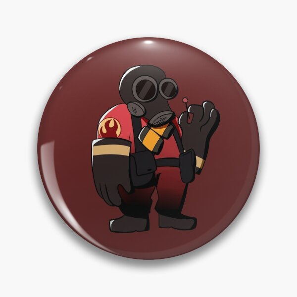 Tf2 Pyro Pins And Buttons Redbubble