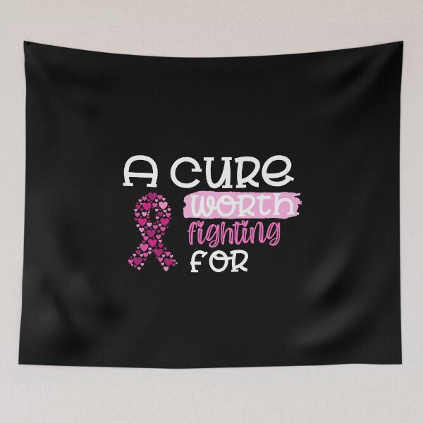 Item preview, A Cure Worth Fighting For | In October We Wear Pink | Nobody Fights Alone designed and sold by DigitalGemShop.