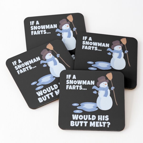 Item preview, A Snowman Farts Christmas Snowman designed and sold by MooonTees.