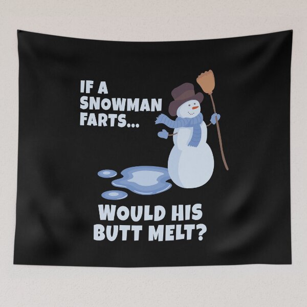 Item preview, A Snowman Farts Christmas Snowman designed and sold by MooonTees.