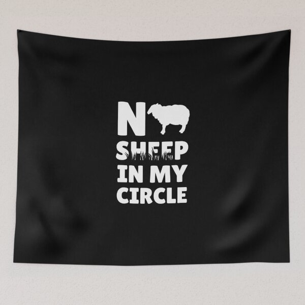 Item preview, No sheep in my circle designed and sold by cubic-shop.