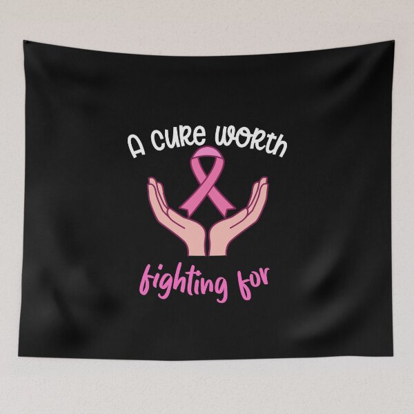 Item preview, A Cure Worth Fighting For | In October We Wear Pink | Nobody Fights Alone designed and sold by DigitalGemShop.