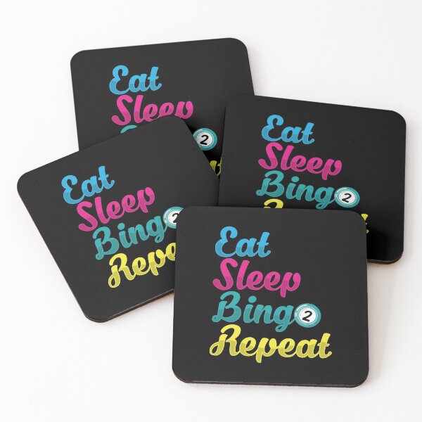Item preview, Eat Sleep Bingo Repeat designed and sold by ComfyRebel.
