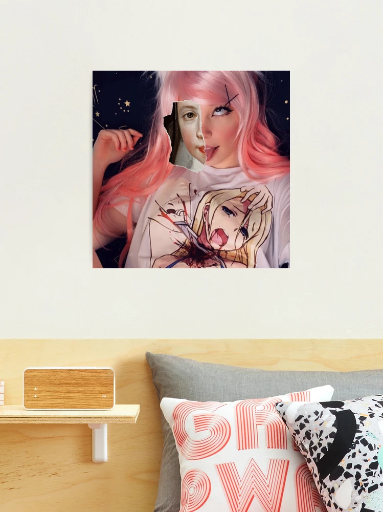 Belle Delphine' Poster, picture, metal print, paint by Wawo Murillo