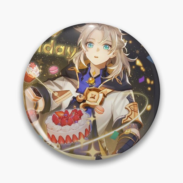 Item preview, Genshin Impact - Albedo Official Birthday Artwork 2021 designed and sold by Krimsy.