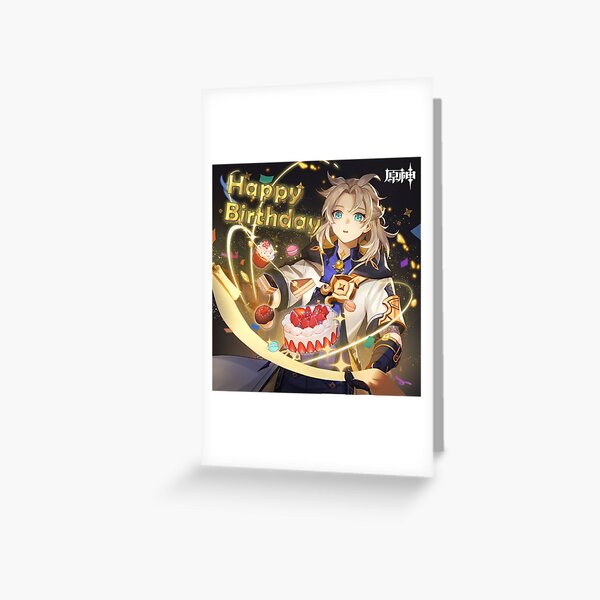 Item preview, Genshin Impact - Albedo Official Birthday Artwork 2021 designed and sold by Krimsy.