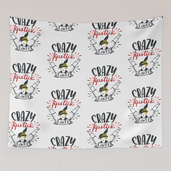 Aperçu de l'œuvre Crazy Lipstick Lady créée et vendue par FOX1999-Design.