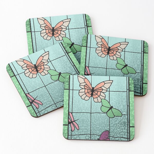 Item preview, Butterflies in Stained Glass designed and sold by AlwaysHollyJo.