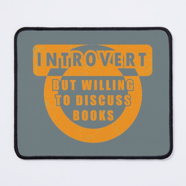 Item preview, Introverted But Willing To Discuss Books designed and sold by fash-t-shirt.
