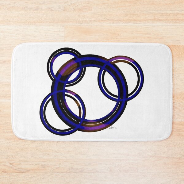 Item preview, Abstract Circles Purple 71619 designed and sold by mandalafractal.