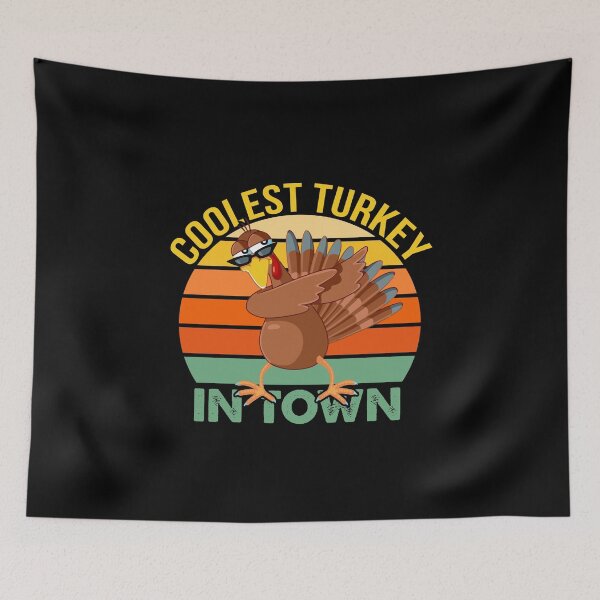 Item preview, Dabbing Turkey Coolest Turkey In Town  designed and sold by ZiesMerch.