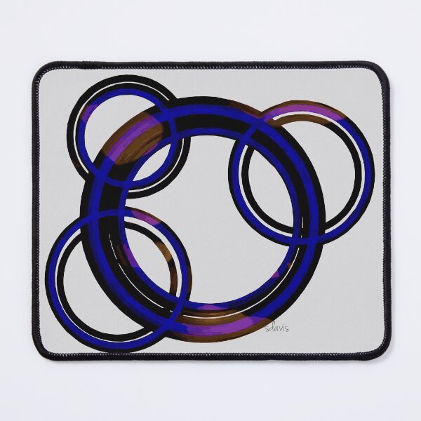 Item preview, Abstract Circles Purple 71619 designed and sold by mandalafractal.