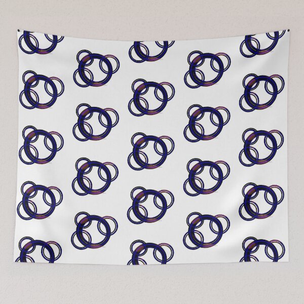 Item preview, Abstract Circles Purple 71619 designed and sold by mandalafractal.
