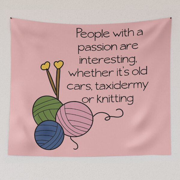 Item preview, Knitting taxidermy old cars quote designed and sold by Anastaciaknits.