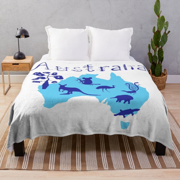 Item preview, Australia word. continent and animals.  designed and sold by irisman.