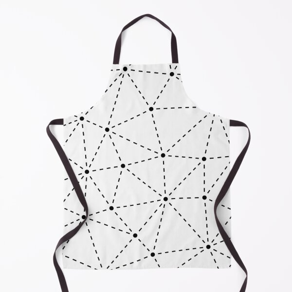 Item preview, Black and White Geometric Dashes Minimal Pattern design designed and sold by patternsoup.