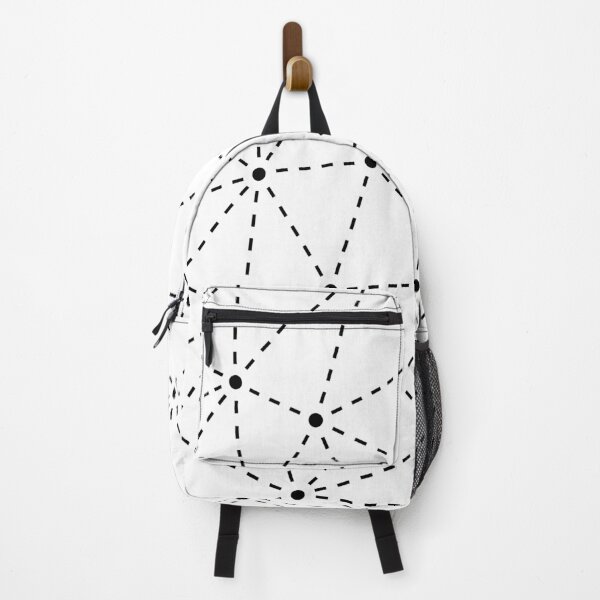 Item preview, Black and White Geometric Dashes Minimal Pattern design  designed and sold by patternsoup.