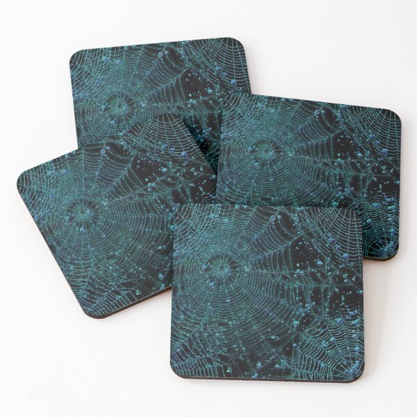 Item preview, Cobwebs Pattern - Blue Spider Web designed and sold by Xarah.
