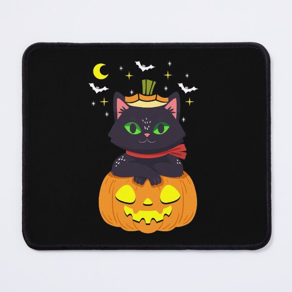 Item preview, Funny pumpkin and Black Cat Halloween Vintage Custom designed and sold by NiceSpot.