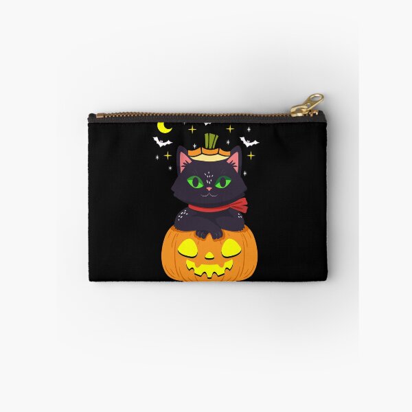 Item preview, Funny pumpkin and Black Cat Halloween Vintage Custom  designed and sold by NiceSpot.