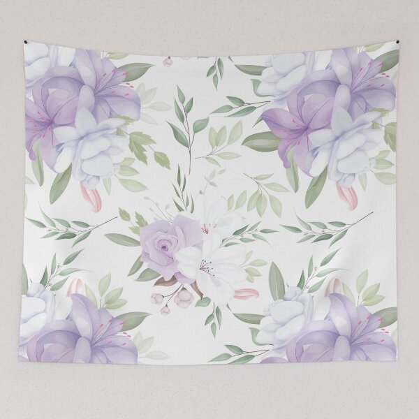 Item preview, Patrón floral acuarela designed and sold by Marie Young.