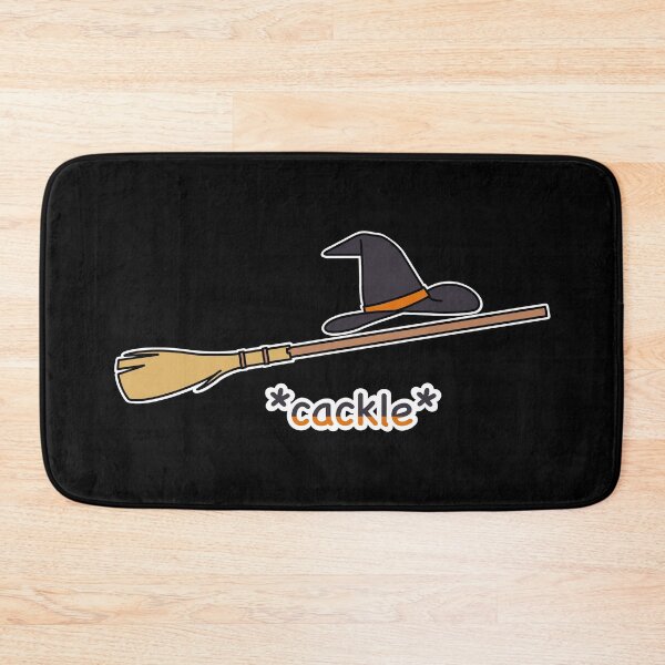 Item preview, Witch hat on a broom designed and sold by Dannie's Gallery.