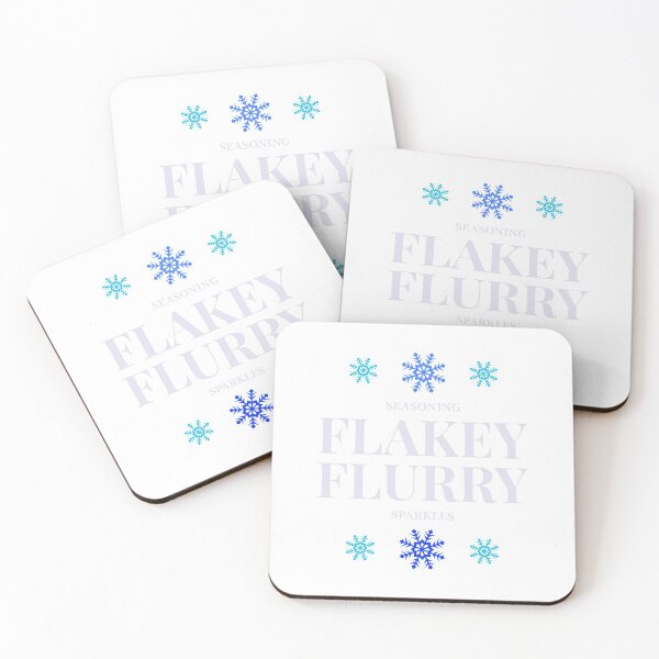 Item preview, Flakey Flurry White designed and sold by AndPeace702.