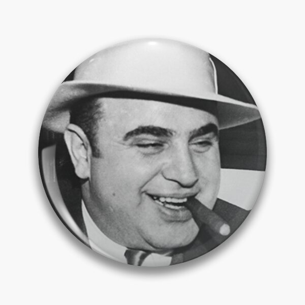 Item preview, Al Capone with cigar in mouth (B&W) designed and sold by gameshowfan2001.