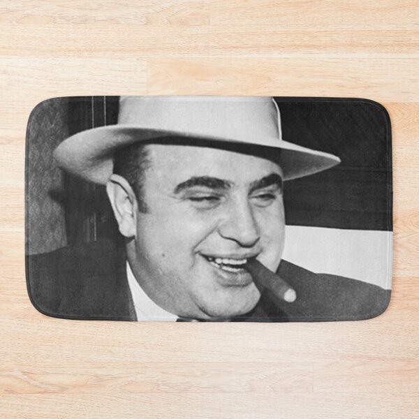 Item preview, Al Capone with cigar in mouth (B&W) designed and sold by gameshowfan2001.