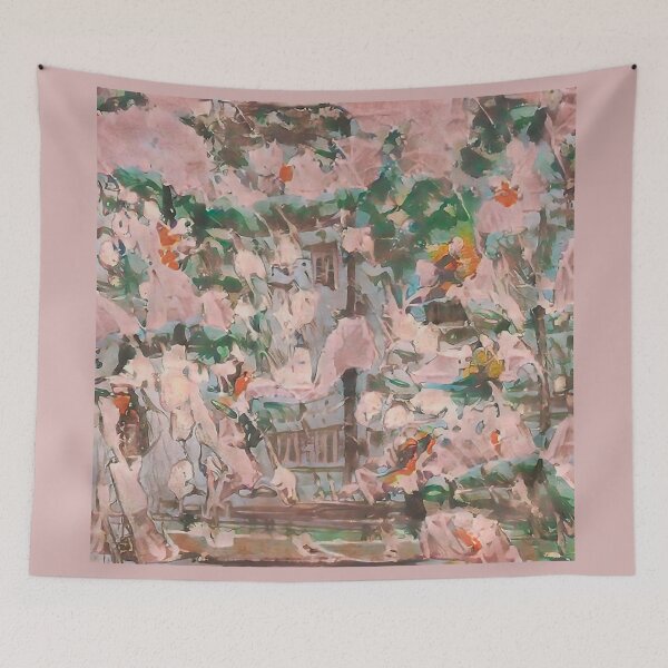 Artikelvorschau, Abstraktes Meisterwerk in rosa und blauen Strichen entworfen und verkauft von Phantasmal-2-do.