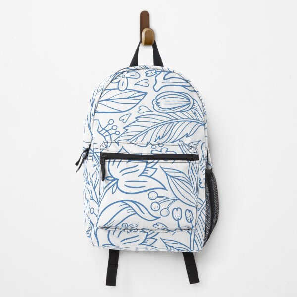 Item preview, Blue Flower Pattern, Mural Alja Horvat Art Work designed and sold by sucinatsangg.